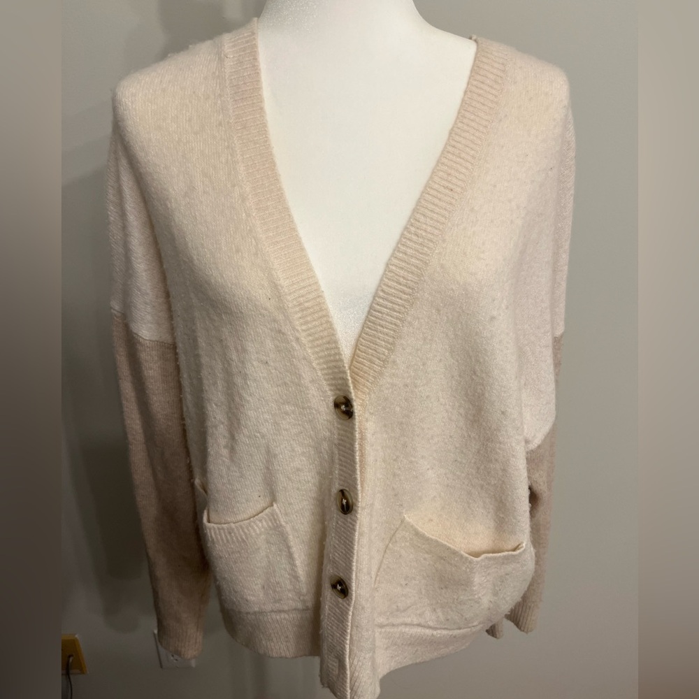**Madewell** Tonal Neutral Women's Cardigan Sweater
